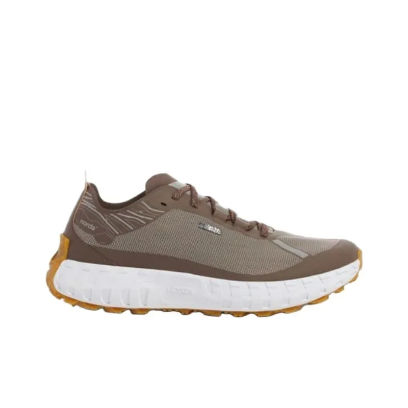 NORDA x Zegna Low Top Casual Shoes Men's Dark Taupe Umber-1