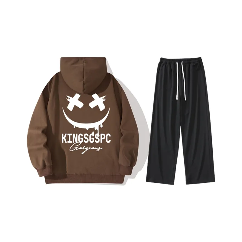 Kingsgspc Sweatshirt Sets Unisex-21