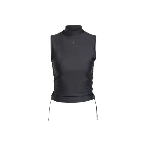Adidas Originals Ruched 3 Stripes Cropped Top
