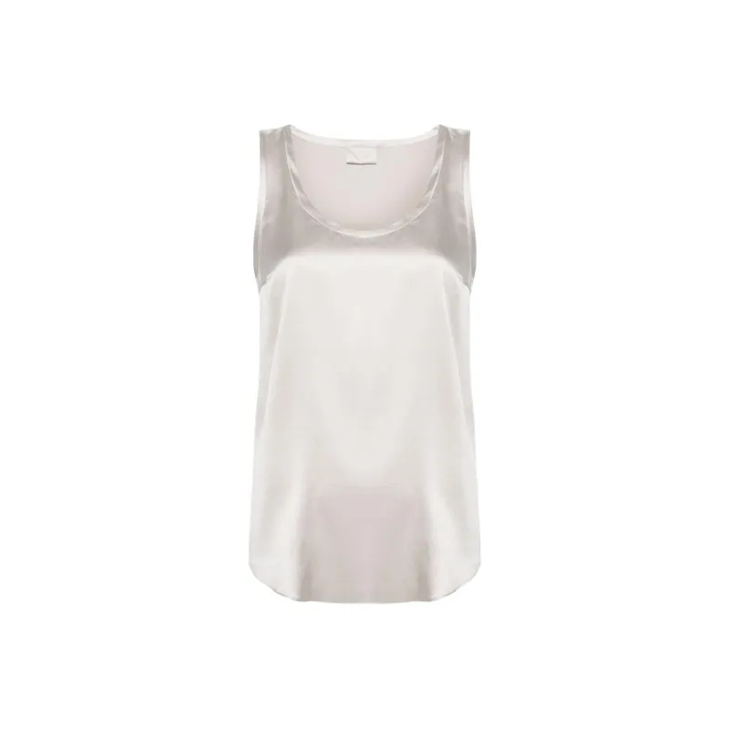 Brunello Cucinelli Scoop Neck Sleeveless Top-0