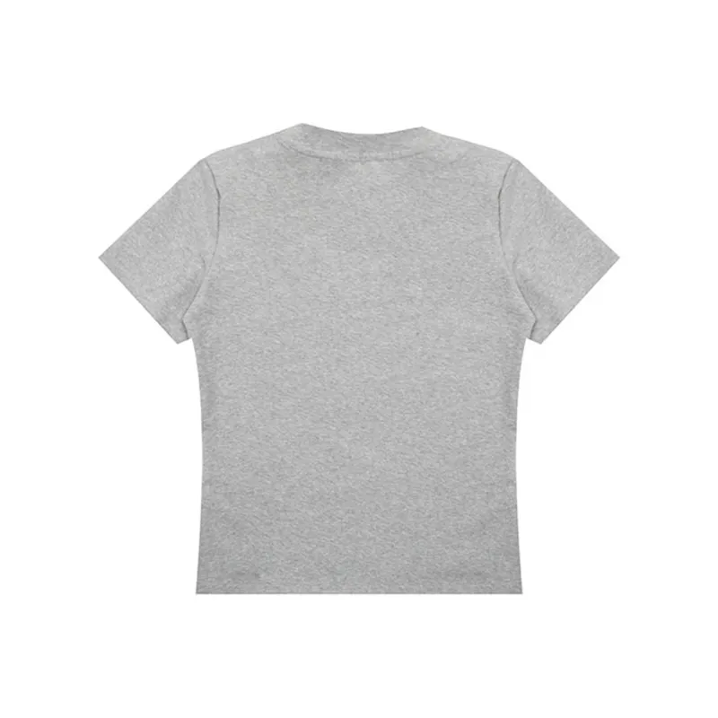 Ning Cai Yuer T Shirt Women's Gray-1