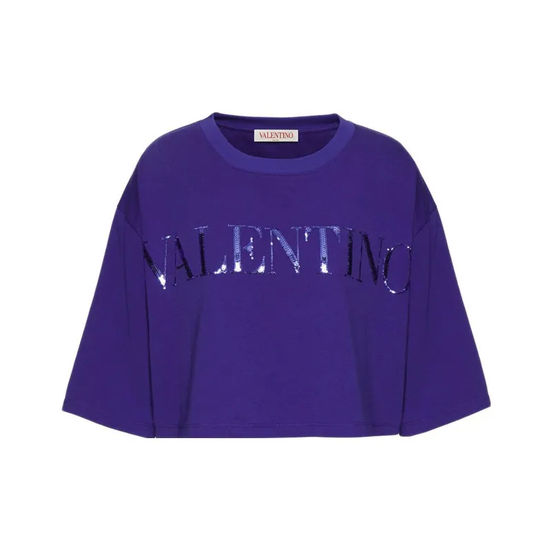 Valentino SS23 T-Shirt Women's Purple-0