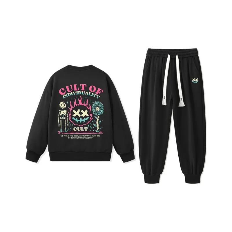 CULT OF INDIVIDUALITY Sweatshirt Sets Unisex-0