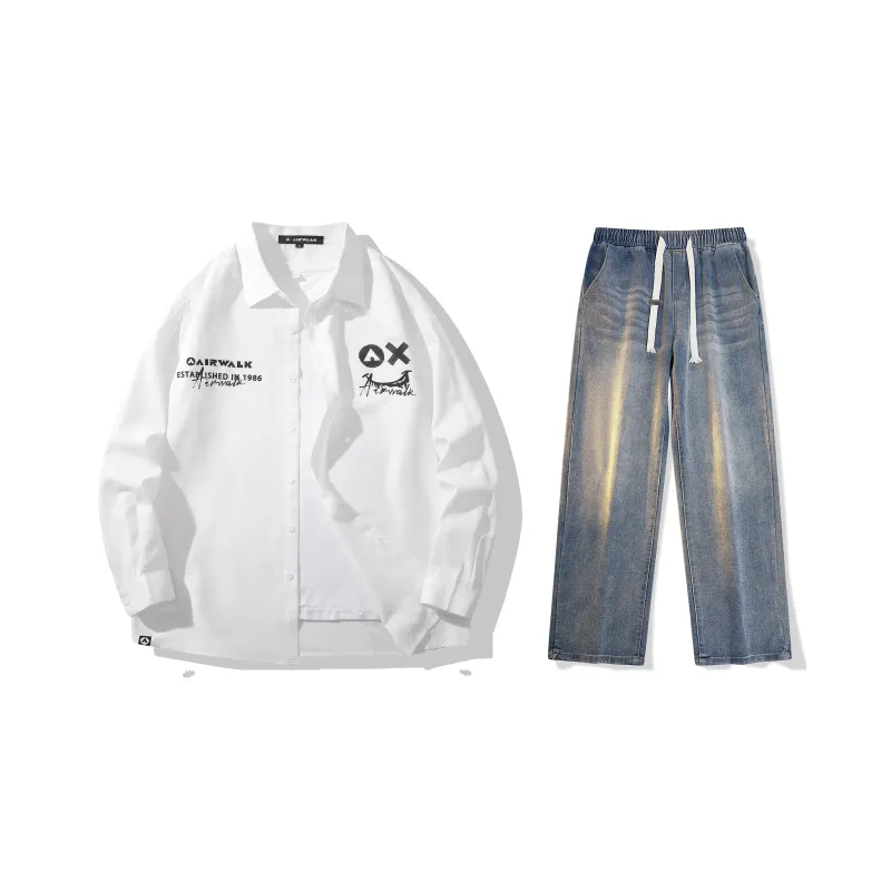 Airwalk Shirt Matching Sets Unisex-12