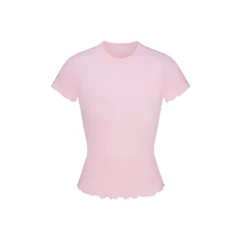SKIMS Valentine's Day Collection SS25 Regular T Shirt Women's Cherry Blossom/Cherry Blossom