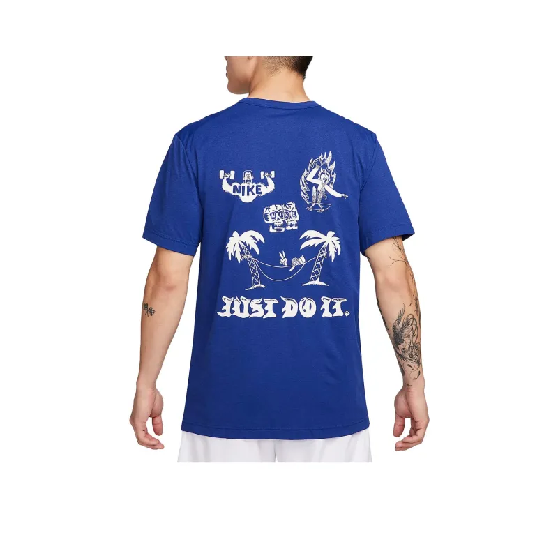 Nike Fitness Clothing Men Dark Royal Blue-0