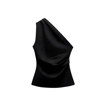 ZARA Tank Tops Women's Black