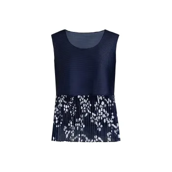 A LIFE ON THE LEFT Tank Top Women's Blue Print