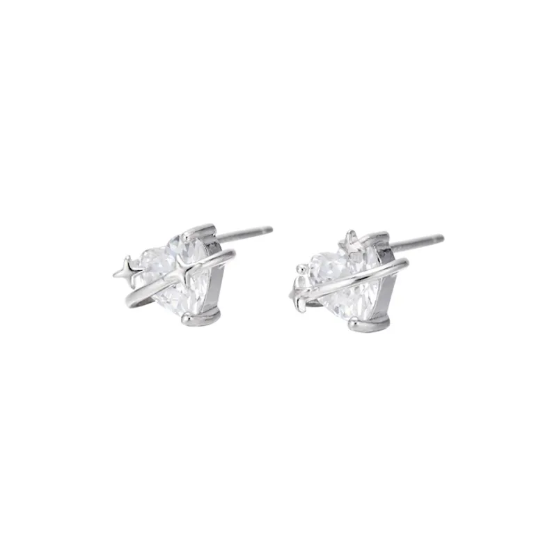 CLARKIA FLOWER S999 Fine Silver Stud Earrings Women's-0