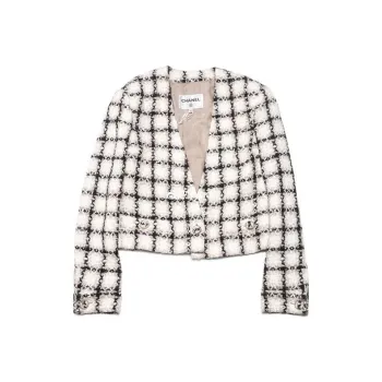 CHANEL Crop Tops Women's White