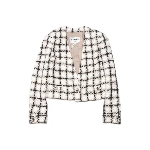 CHANEL Crop Tops Women's White