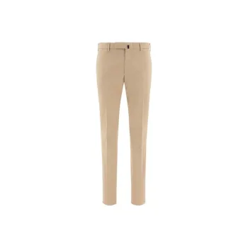 INCOTEX Mid rise Twill Chino Trousers