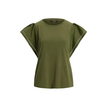 LAUREN RALPH LAUREN SS25 T Shirt Women's Green