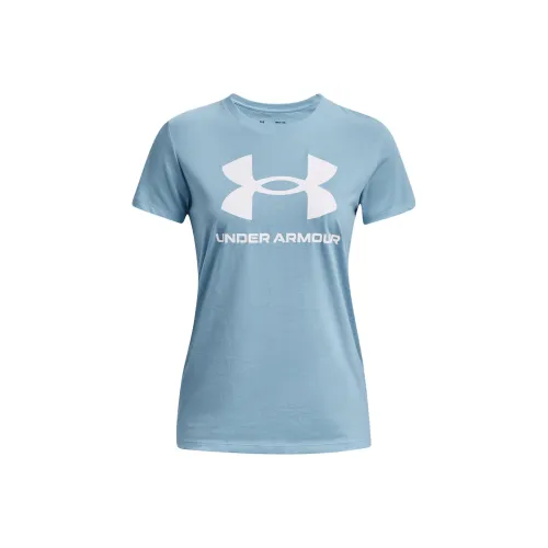 Under Armour Sportstyle T-Shirts Women's Blizzard Blue