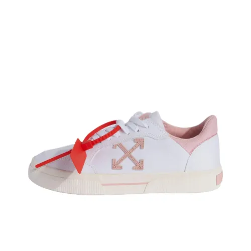OFF WHITE Low Top Canvas Shoes Women's White