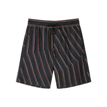 DAVID NAMAN Casual Shorts Men Light Brown