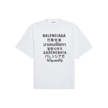Balenciaga T Shirt Women's White Regular Fit