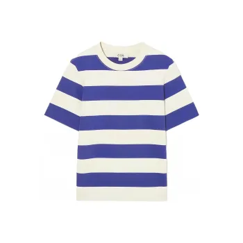 COS T-Shirts Women's Blue White