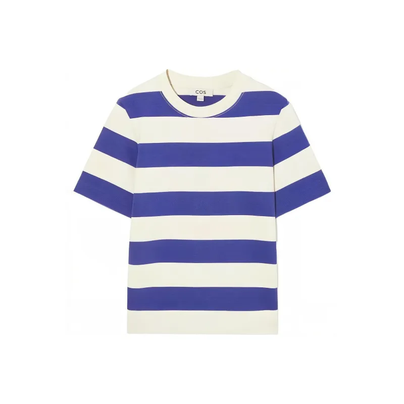 COS T Shirts Women's Blue White-0