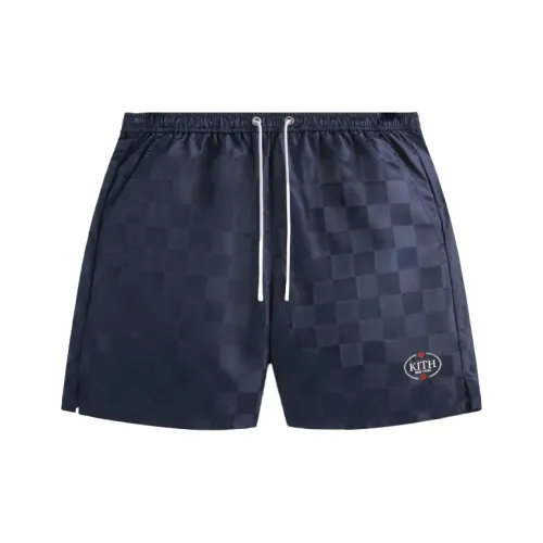 KITH Checkered Satin Collins Short