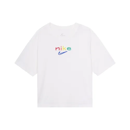 Nike Set in Sleeve T Shirt Women's White