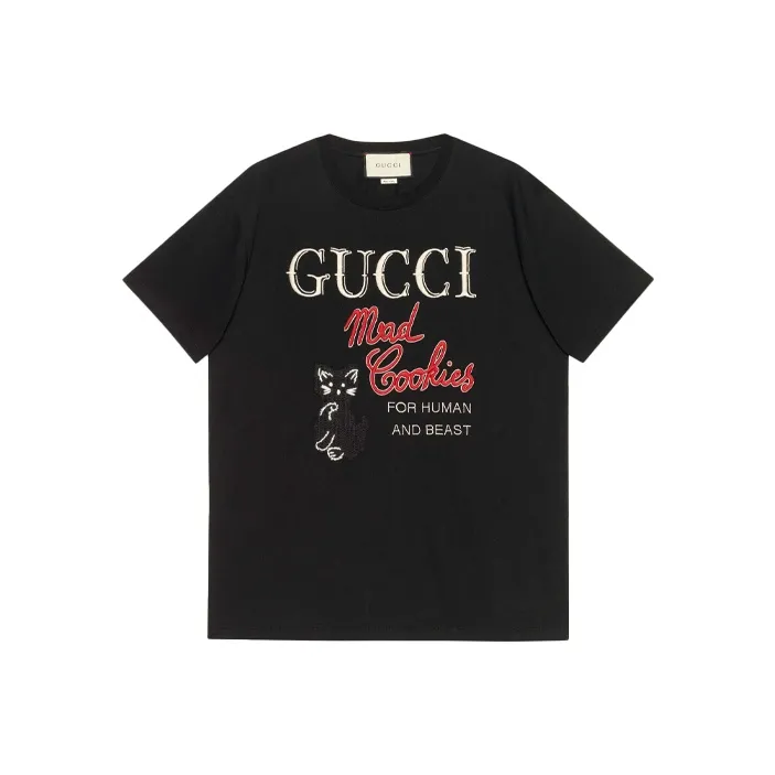 GUCCI Mad Cookies Embroidered T shirt-0