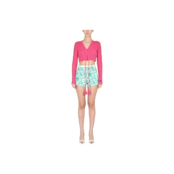 ETRO Lace Up Cropped Cardigan