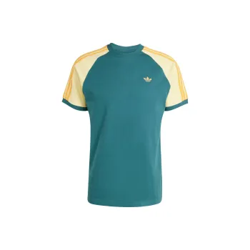 Adidas Originals T Shirt Men's Detective Green/Yellow/Light Orange Yellow