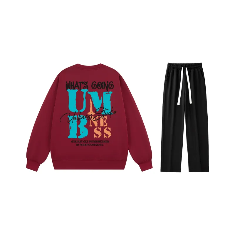 UMBNESS Sweatshirt Sets Unisex-13