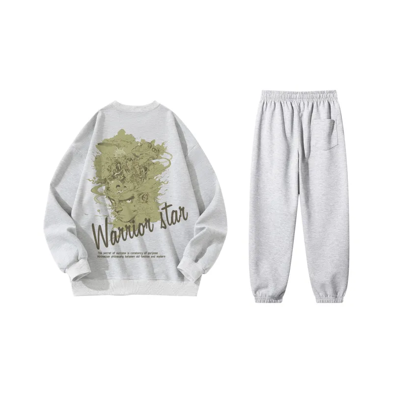 WARRIOR Sweatshirt Sets Unisex-2