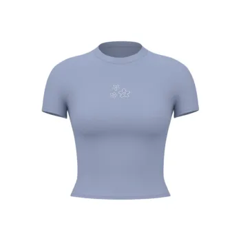 Victoria's Secret T Shirt Women's Gray Blue