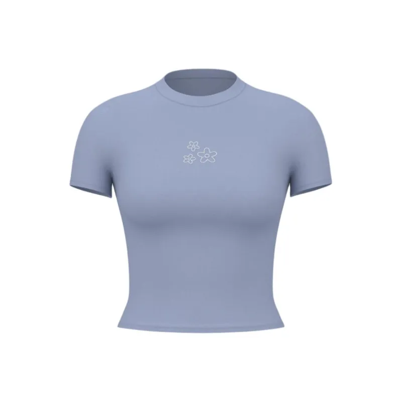 Victoria's Secret T Shirt Women's Gray Blue-0