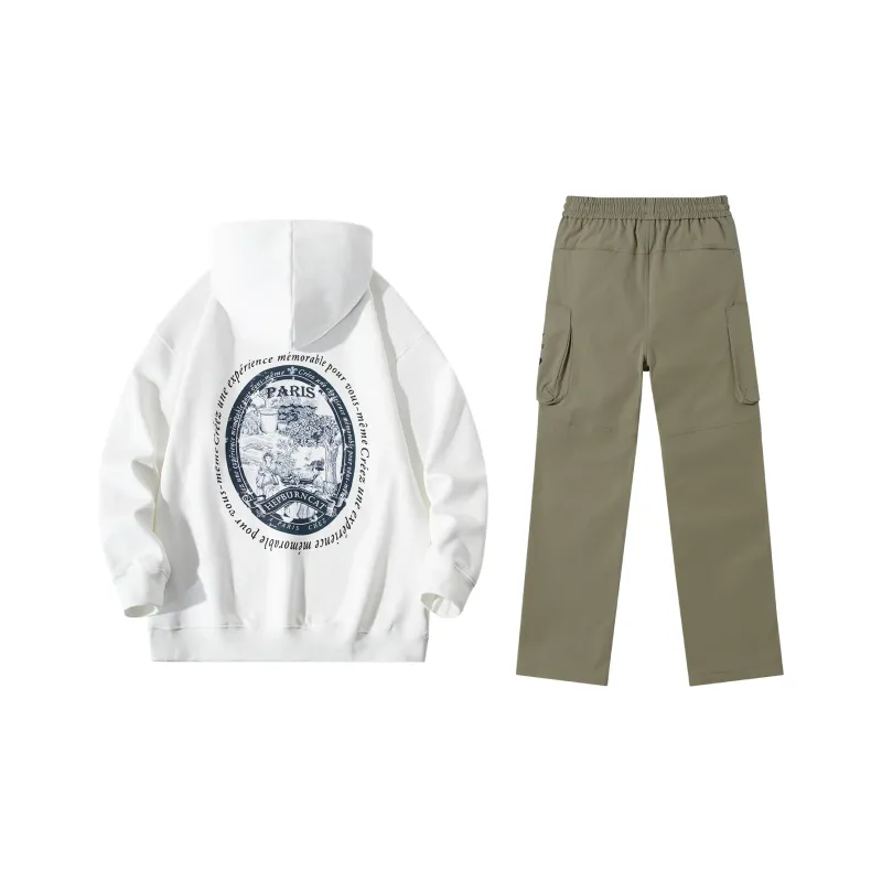 Hepburn Cat Sweatshirt Sets Unisex-7