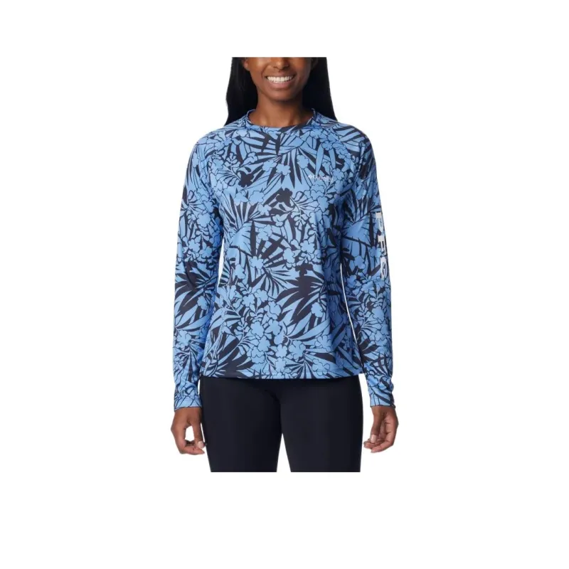 Columbia PFG Super Tidal Tee T-Shirt Women's Blue-0