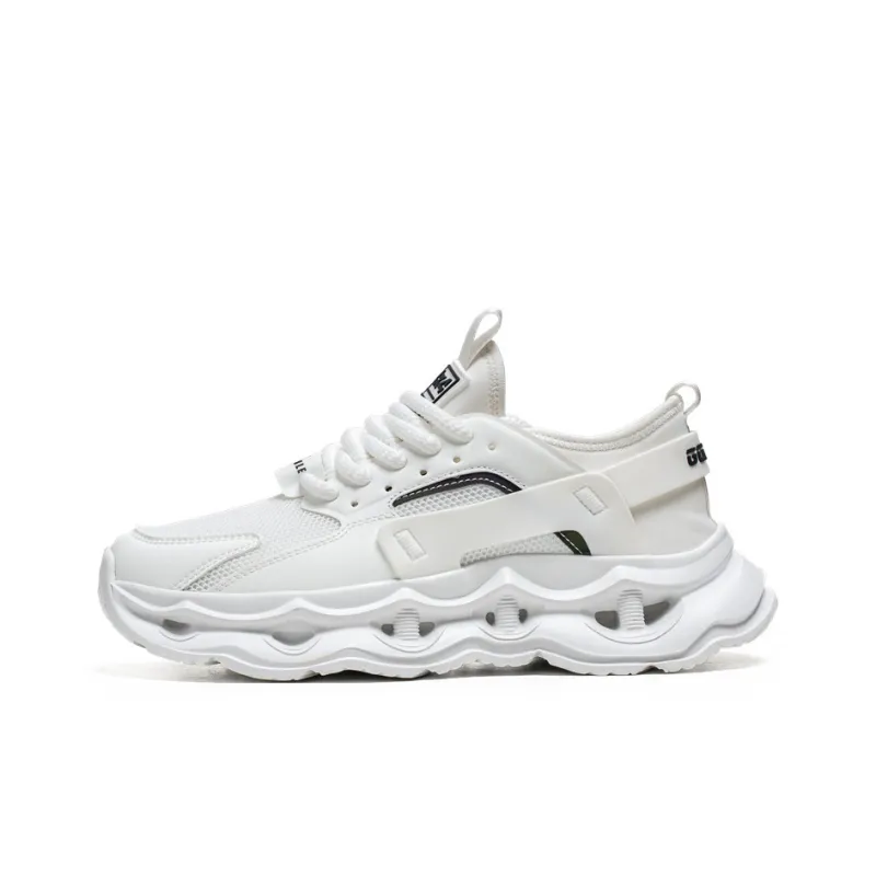 OFFER AITR Cushioning, Slip Resistant, And Abrasion Resistant Low Top Chunky Sneakers Men's-7