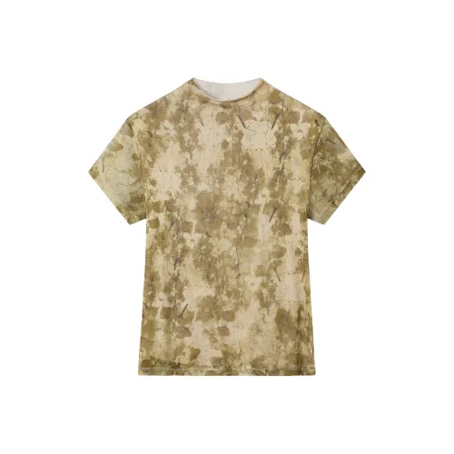 H YXIANG T Shirt Women's Yellow Green