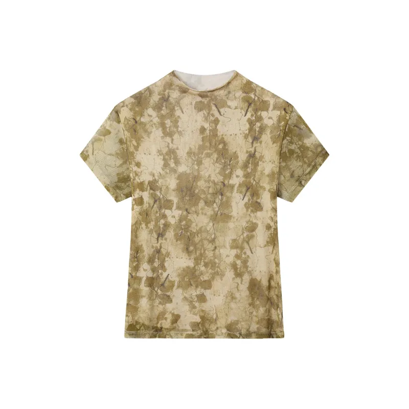 H YXIANG T Shirt Women's Yellow Green-0