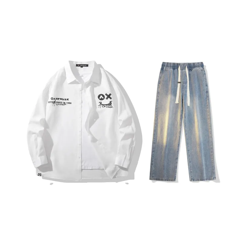 Airwalk Shirt Matching Sets Unisex-22