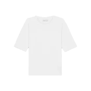 Agnes B. Short-sleeved Cotton T-shirt