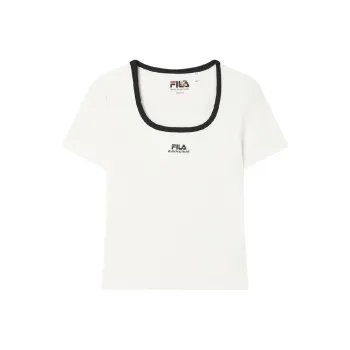 FILA x MAISON KITSUNE ORIGINALE T Shirt Women's Cloud White