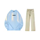 Arctic Ice Blue (Long-Sleeved)+Yellow Mud Jeans