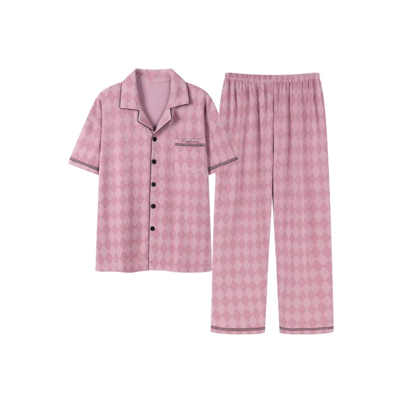 ROMANTIC·SPRING Pajama Set Men's Image Color-0