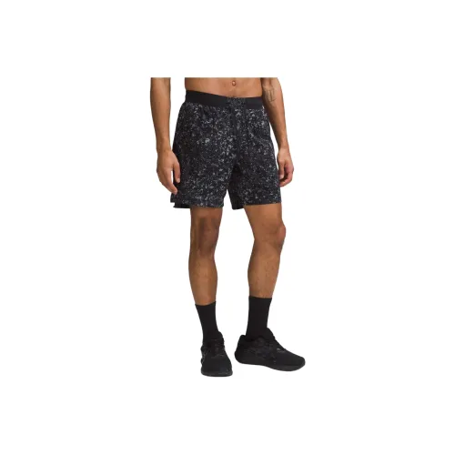 Lululemon License To Train Collection Sports Shorts Men's Deep Coal Mixed Color