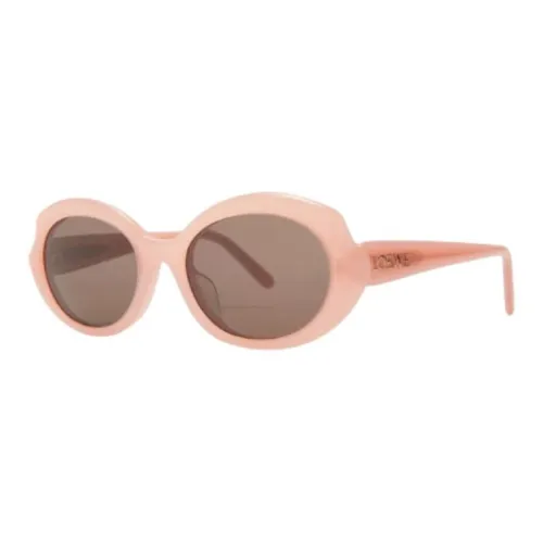 LOEWE Acetate Oval Sunglasses Women's Pink