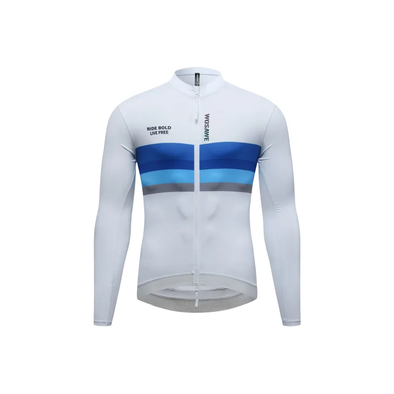 WOSAWE Cycling Clothing Unisex White-0