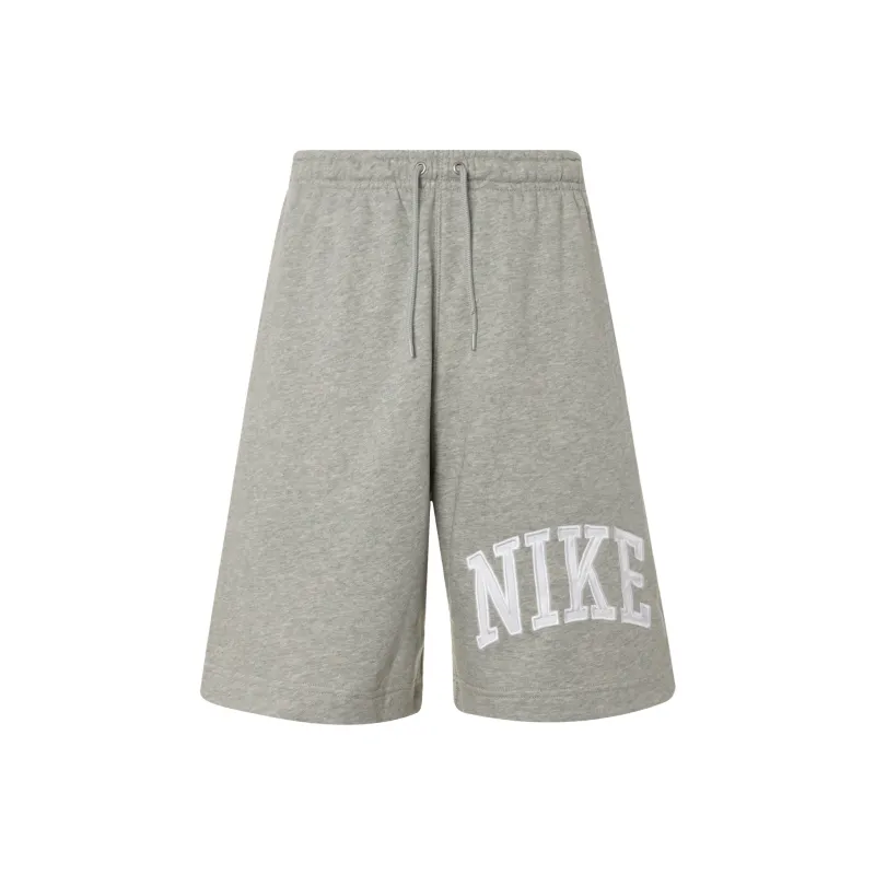 Nike Casual Shorts Men's Dark Gray Heather/Light Smoke Gray/White-0