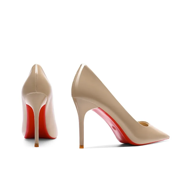 ROBINHOOD Castle Exclusive 3D Box Slim Heel High Heels Women's-16