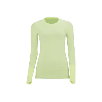 Lululemon Swiftly Tech T Shirts Women's Striped Beige/Linen/Yellow/Lemon