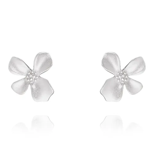 KUMET Sterling Silver Stud Earrings Women's