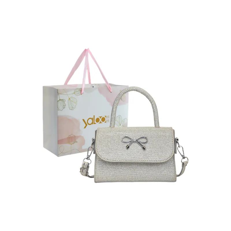 Yalu PU Crossbody Handbag Unisex Black/Pink/Gold/Silver-15